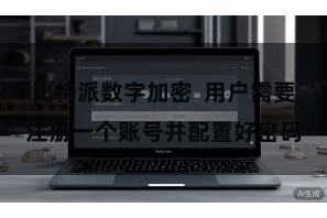 比特派数字加密 用户需要注册一个账号并配置好密码