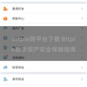 Bitpie跨平台下载 Bitpie数字资产安全保障指南