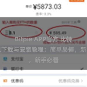 Bitpie APP官方 比特派钱包下载与安装教程：简单易懂，新手必看