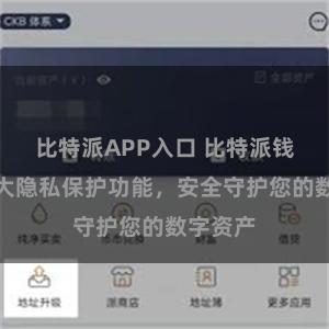 比特派APP入口 比特派钱包：强大隐私保护功能，安全守护您的数字资产