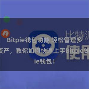 Bitpie钱包功能 轻松管理多链资产，教你如何快速上手Bitpie钱包！