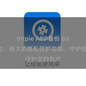 Bitpie APP备份 Bitpie钱包：强大的隐私保护功能，守护您的资产