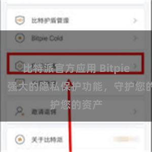 比特派官方应用 Bitpie钱包：强大的隐私保护功能，守护您的资产