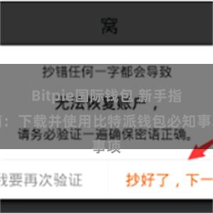 Bitpie国际钱包 新手指南：下载并使用比特派钱包必知事项