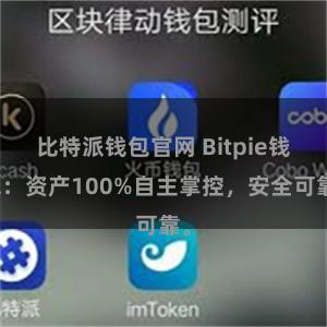 比特派钱包官网 Bitpie钱包：资产100%自主掌控，安全可靠。