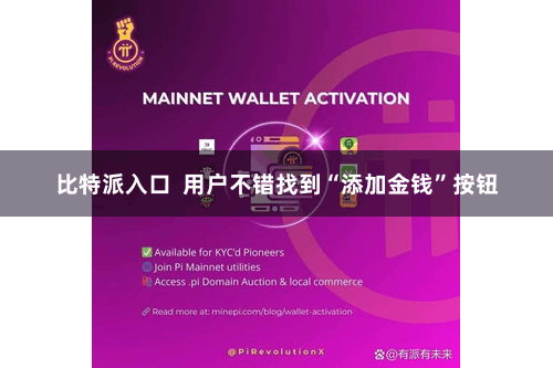 比特派入口  用户不错找到“添加金钱”按钮